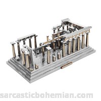 3D Metal Puzzle Mini Model Building Kit Ancient Greek Architecture DIY Laser Cut Jigsaw Toy for Adult Microworld J048 Temple of Athena B07MT7RZ59
